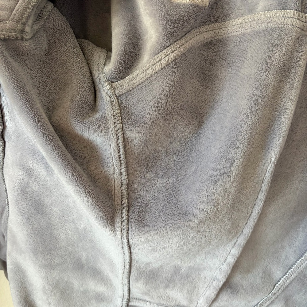The North Face Windproof White Grey Softshell Zip-Up Fall Winter Jacket - Picture 8 of 9